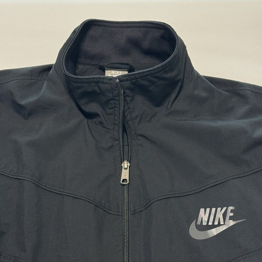 Nike Sportswear Vintage Y2K Windbreaker Jacket Men's Large Black Lightweight